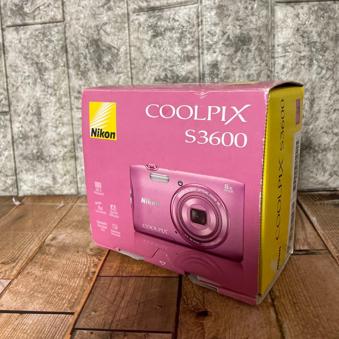 #882 Nikon COOLPIX S3600 ピンク