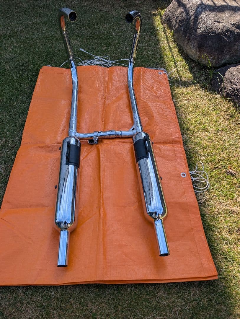 趙*龍様 趙雲子龍　kawasaki w800 バイク　純正マフラー　K