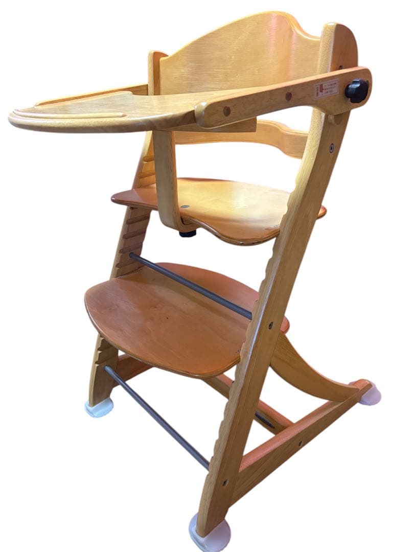 【中古美品】大和屋　すくすくチェアENテーブル&ガード付