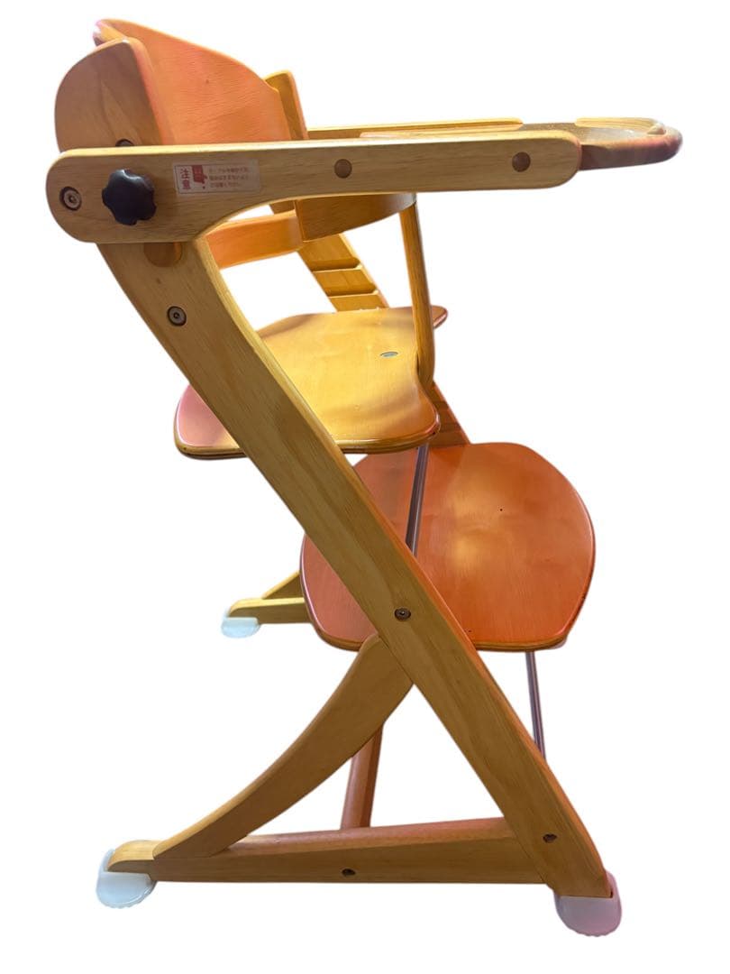 【中古美品】大和屋　すくすくチェアENテーブル&ガード付