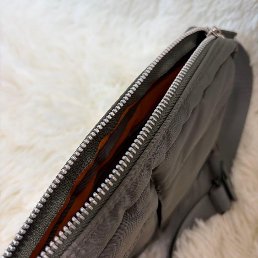 ポーター　タンカー　ショルダーバッグ　シルバーグレー