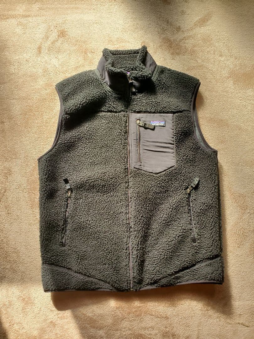 19年 メンズL パタゴニア ベスト　フリース　レトロX 黒　ブラック