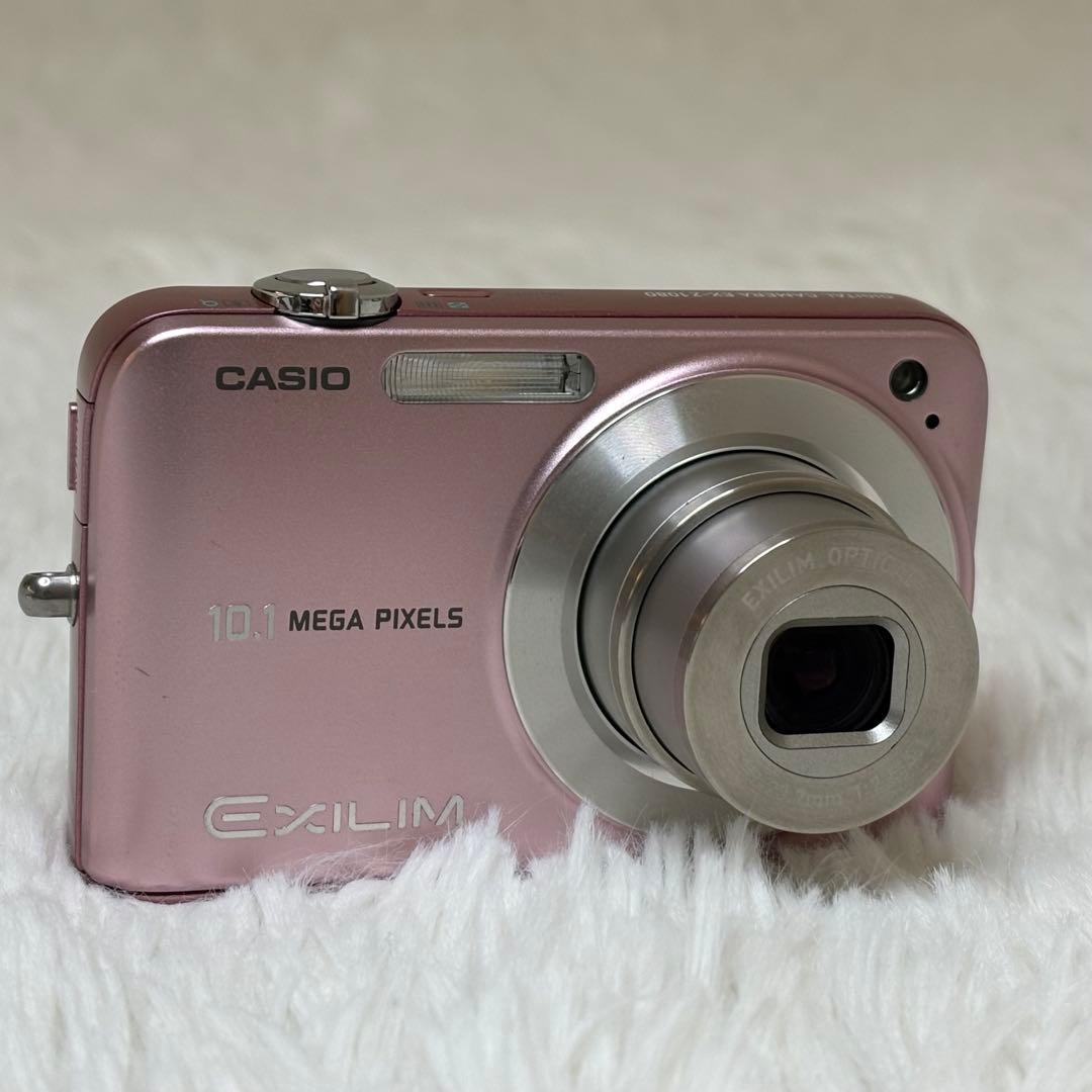 CASIO カメラ　EX-Z1080 充電器　説明書　ピンク コンデジ　可動品