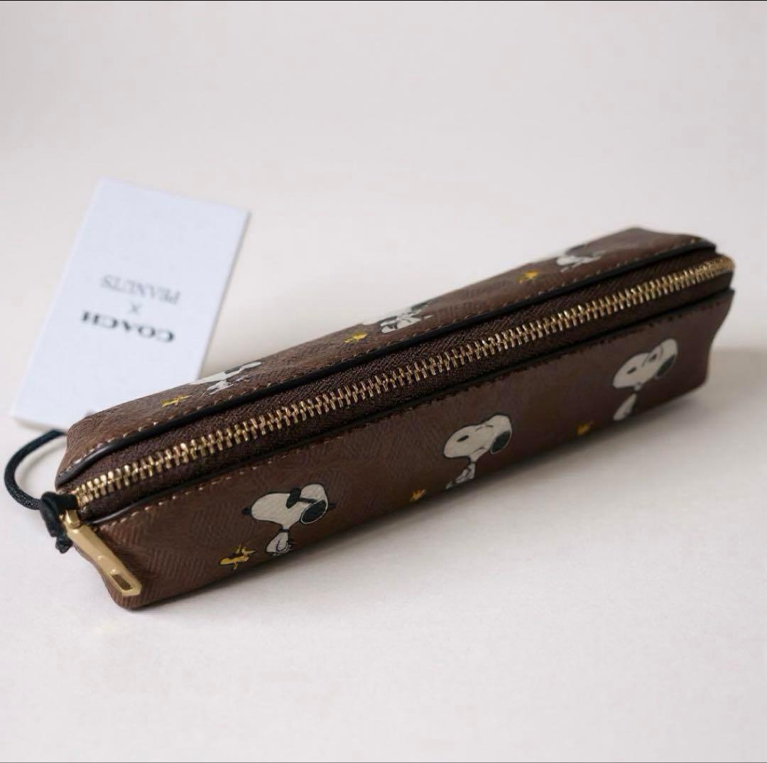 ⭐︎新品タグ付⭐︎【限定】COACH スヌーピー ポーチ/ペンケース