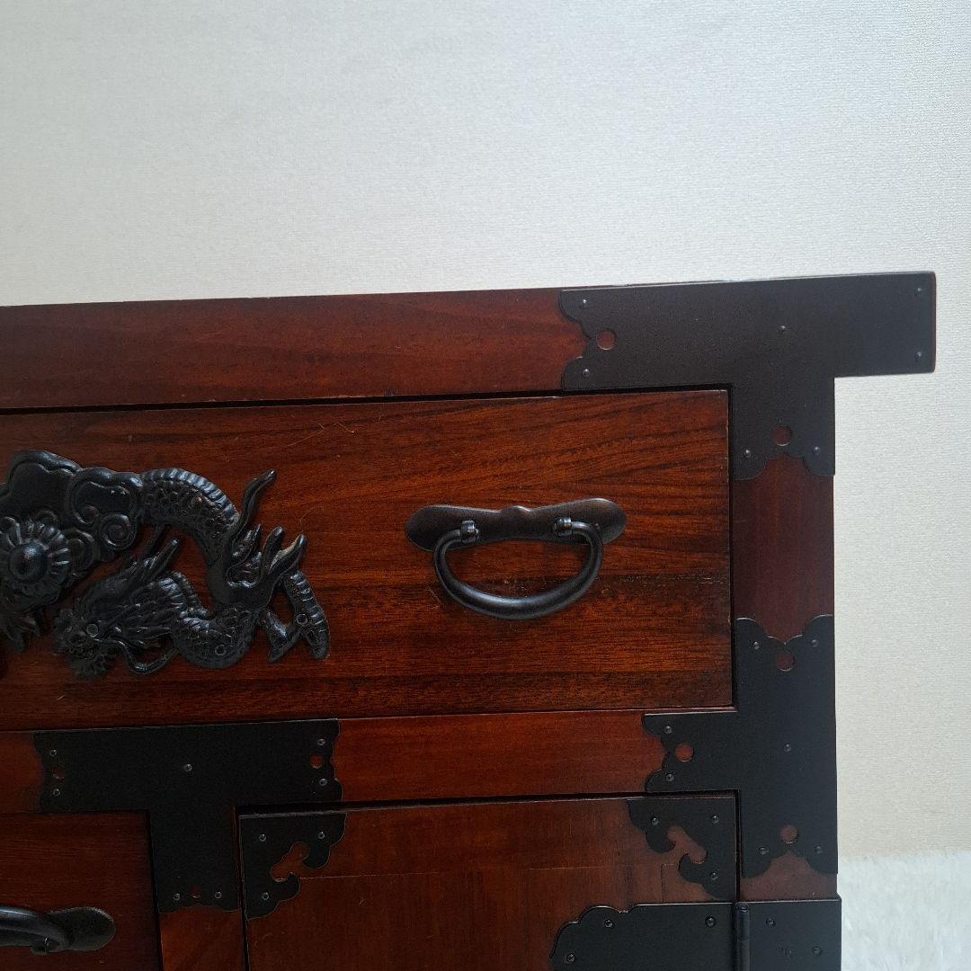 【希少】民芸調家具 和箪笥 からくり箪笥 インテリア 昭和レトロ 和