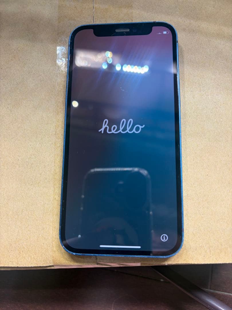 Apple iPhone 12 mini青色 本体