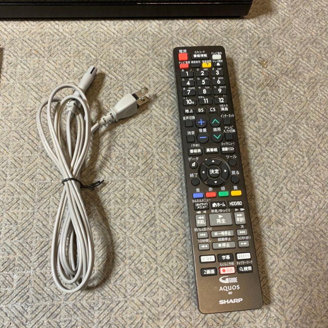 I966\" 初期化済 SHARP BDレコーダー 2B-C20BW1 19年製