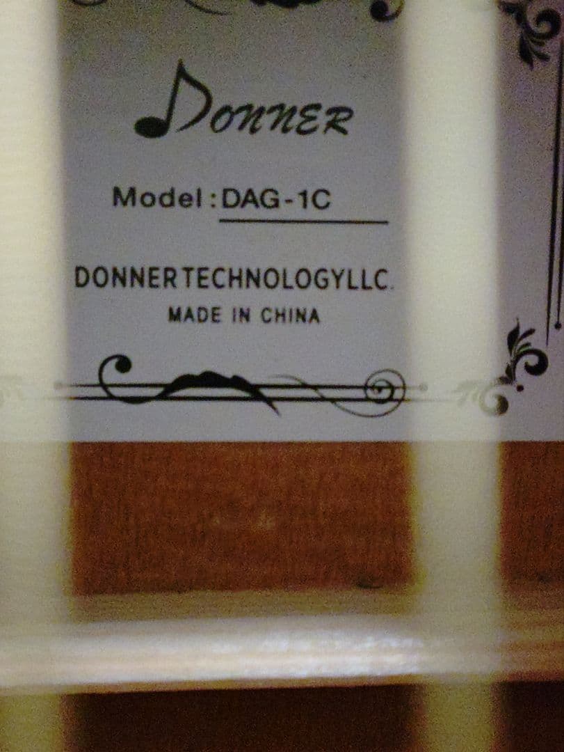 【美品】DONNER DAG-1C アコースティックギター
