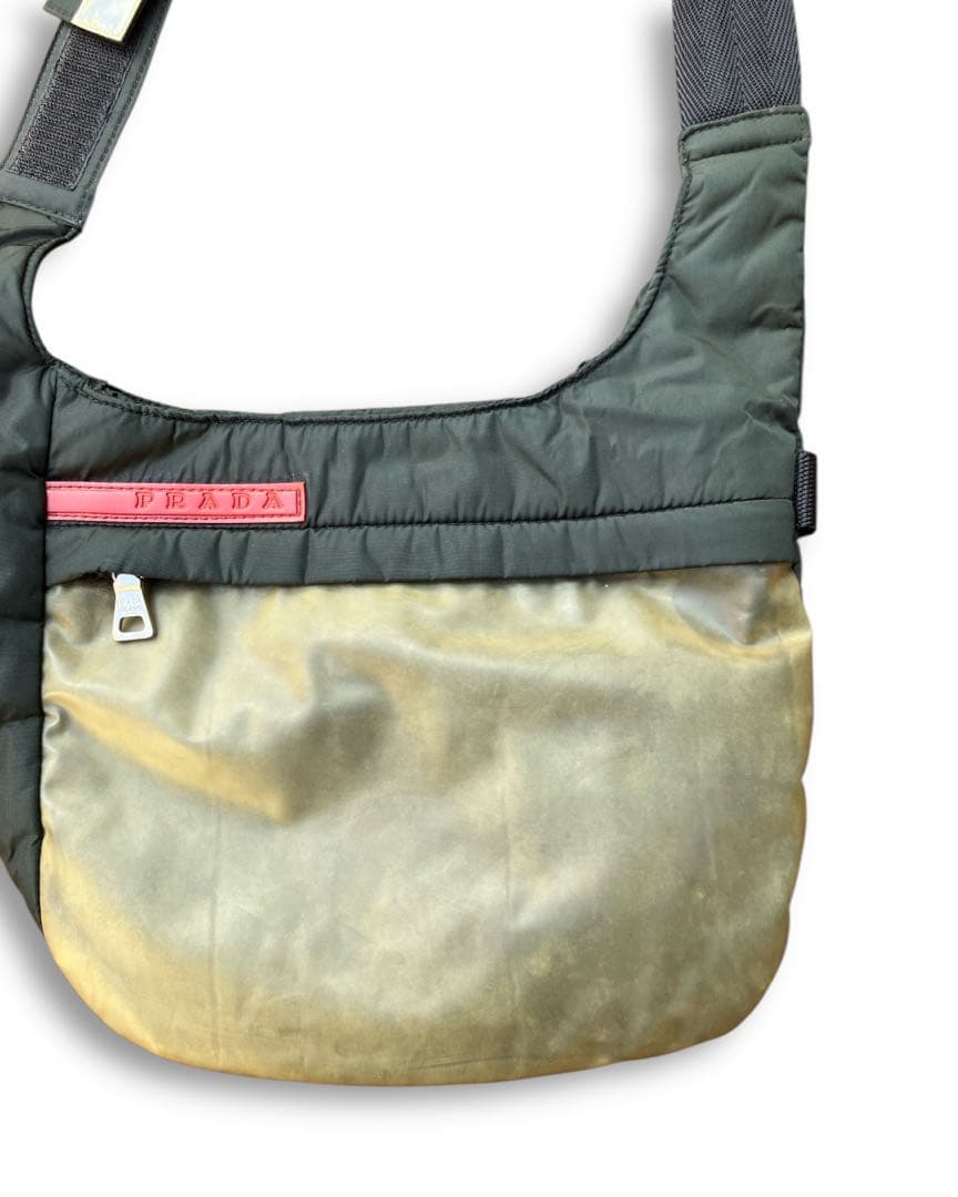 90s伊製プラダスポーツPRADA CHEST RIG ショルダーボディバッグ