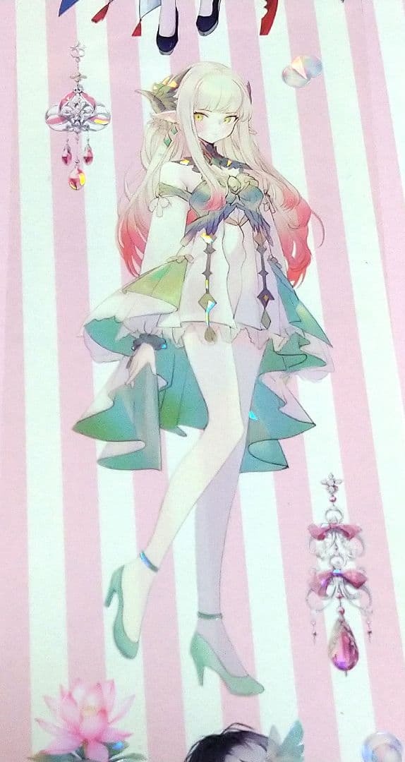 廃盤品✩J1053▶妖影幽姬(贝壳光)青玉白切り売り海外人物女の子AIマステ