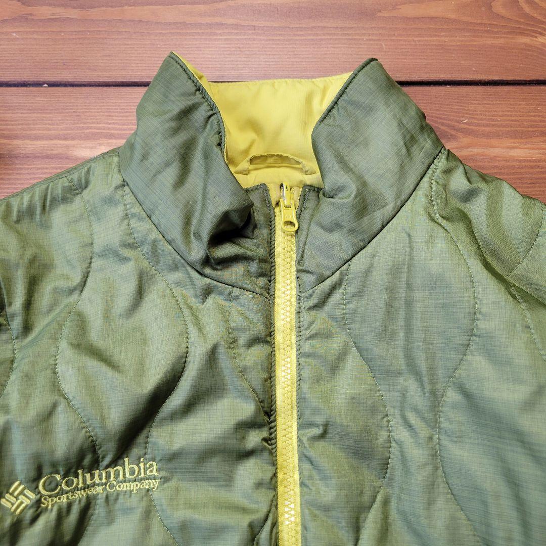 【今季大注目】コロンビア リバーシブル キルティング パフジャケット 短丈