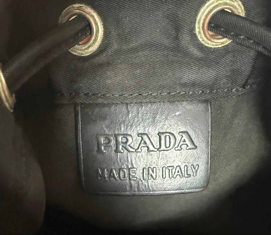 最終値下げ PRADA プラダ 巾着バッグ 巾着袋 巾着ポーチ