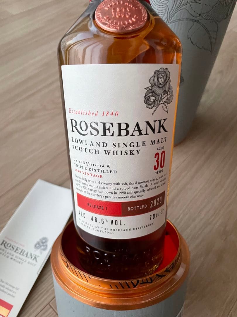 ウイスキー ROSEBANK RELEASE ONE 30YEARS OLD