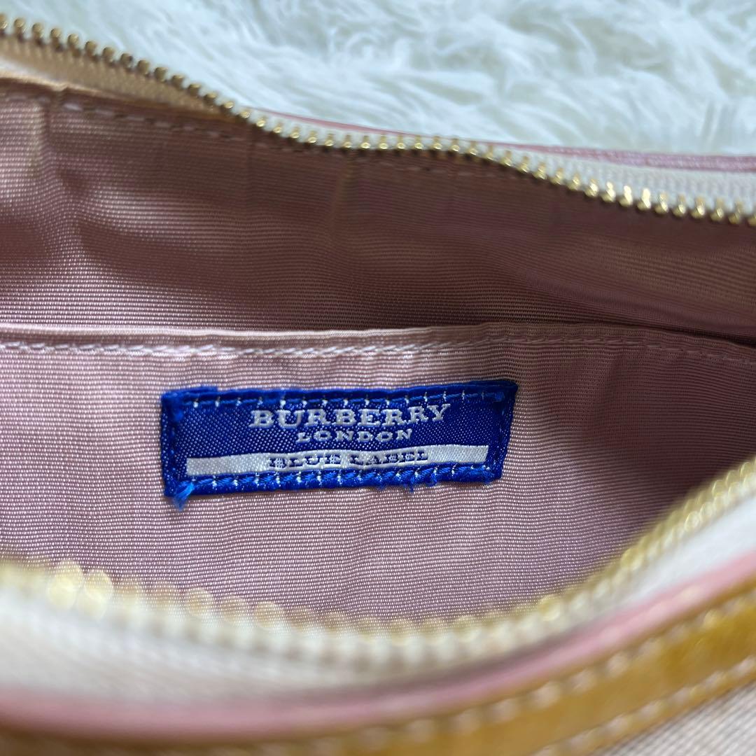 バーバリーブルーレーベル ワンショルダー ホースロゴ y2k バッグ
