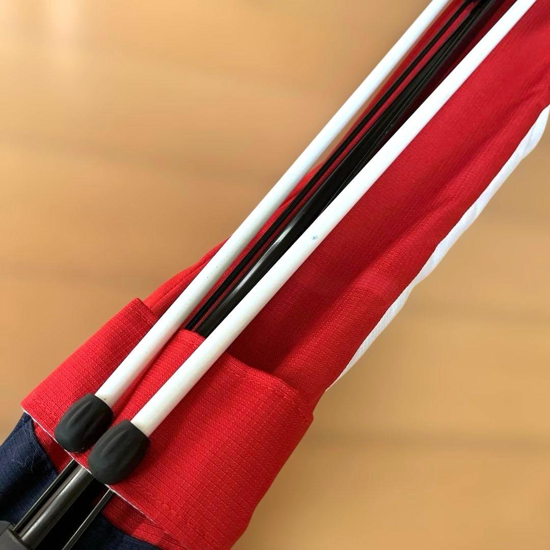 【極美品】トミーヒルフィガー　セルフスタンド　クラブケース　赤　ネイビー　バッグ