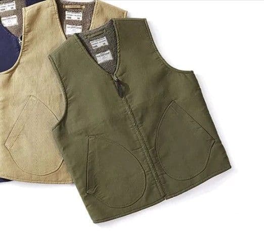 N-1 デッキベスト　カーキ　４０　ミリタリーベスト　アメカジ バイク