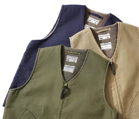 N-1 デッキベスト　カーキ　４０　ミリタリーベスト　アメカジ バイク