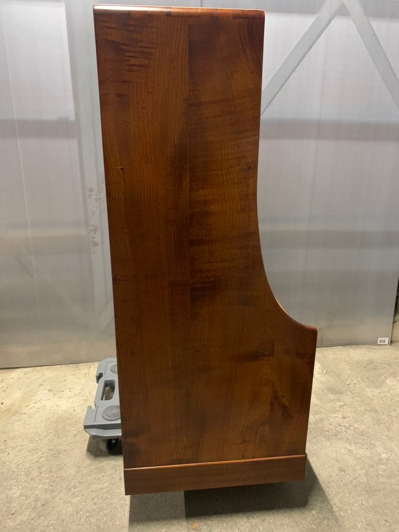 天然木 ライティングデスク ライティングビューロ 幅78 奥28.5 高104