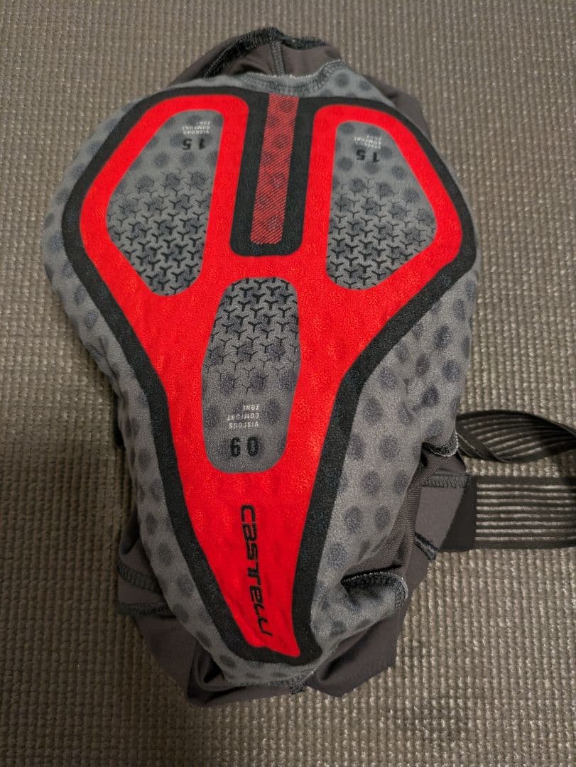 カステリFREEAERO RC BIBSHORT ダークグレーXLサイズ