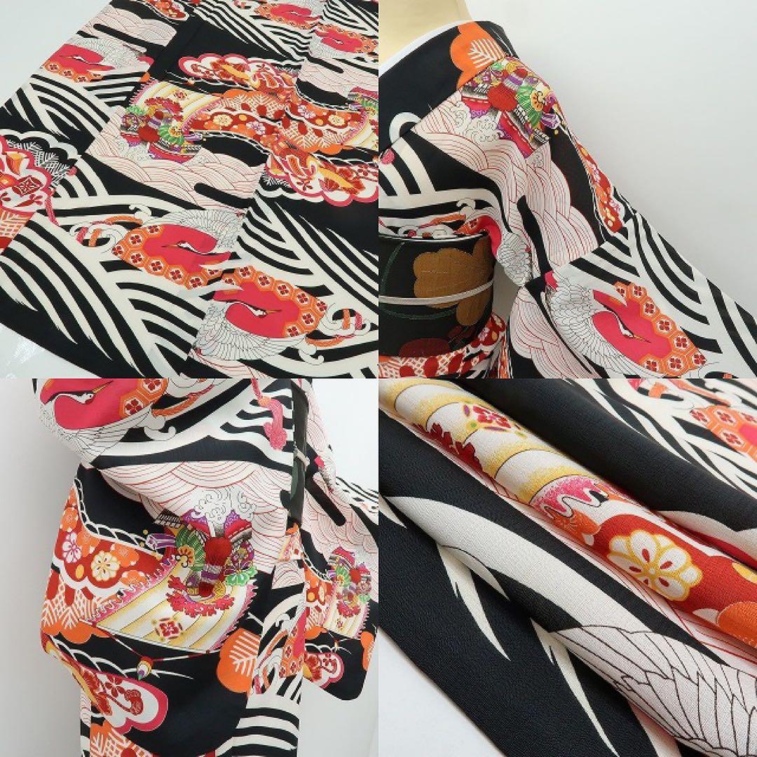 撫松庵謹製 宝尽くし セオアルファ トールサイズ 浴衣 着物 A3050