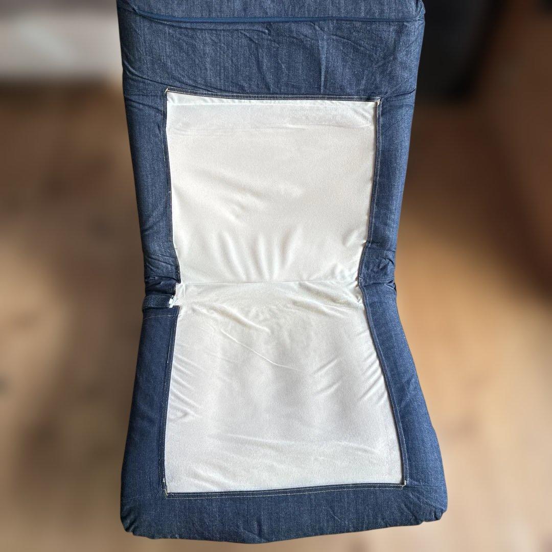 無印良品 ハイバックリクライニングソファ デニム