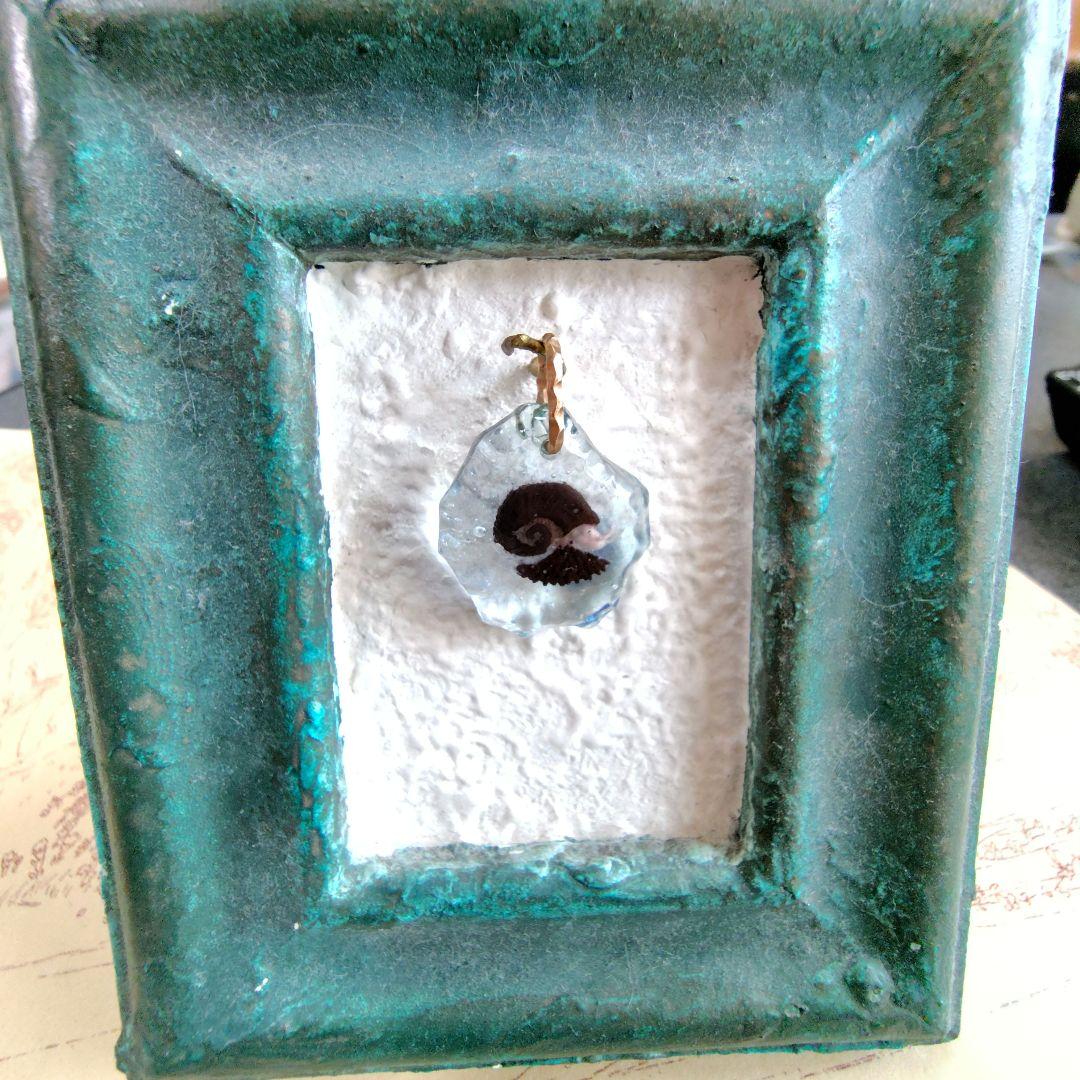 ナカダマサヒデ 1cmの宇宙 ガラス彫刻 ペンダント スケーリーフット