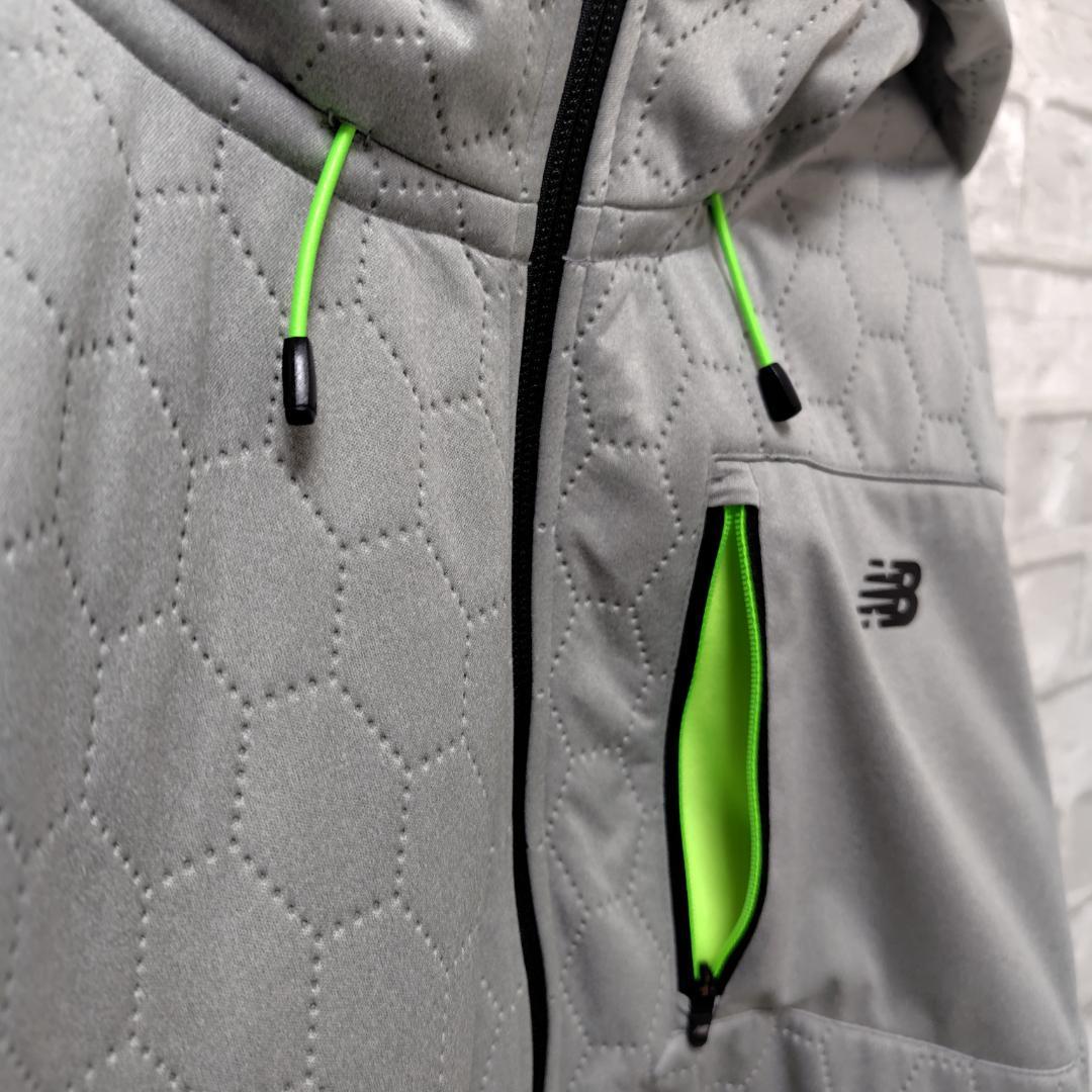 美品　New Balance　キルトジャケット　フルジップ　ハニカム　ゴルフ