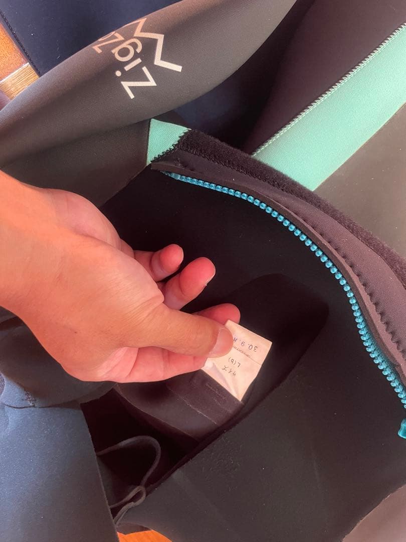 フルスーツ ウェットスーツ 黒・緑　3mm スキン