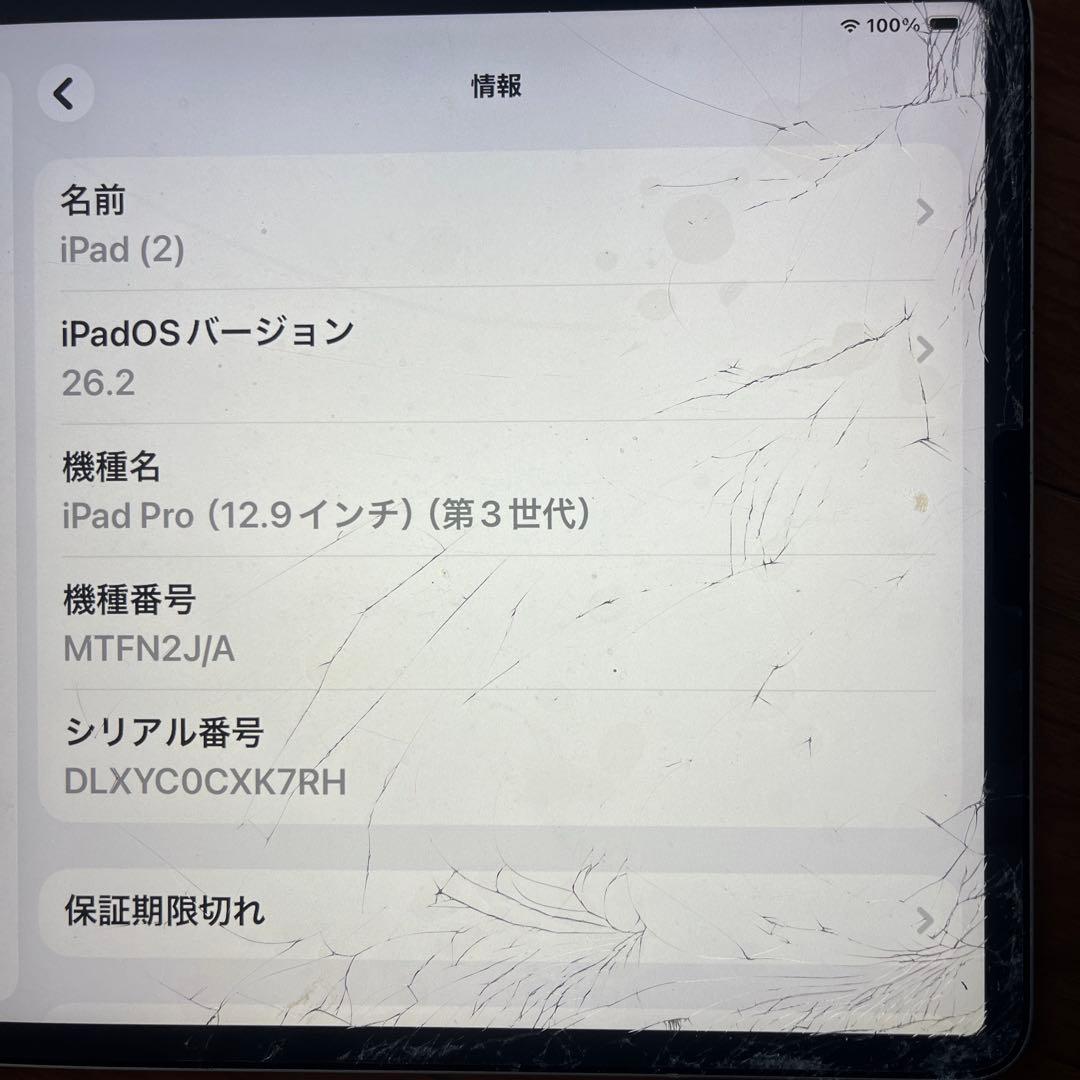 青*木様 即日発送 iPad Pro12.9インチ 第三世代