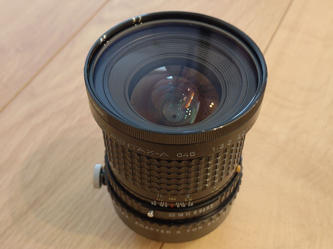 PENTAX-A 645 35mm単焦点レンズ(アダプター K付き)
