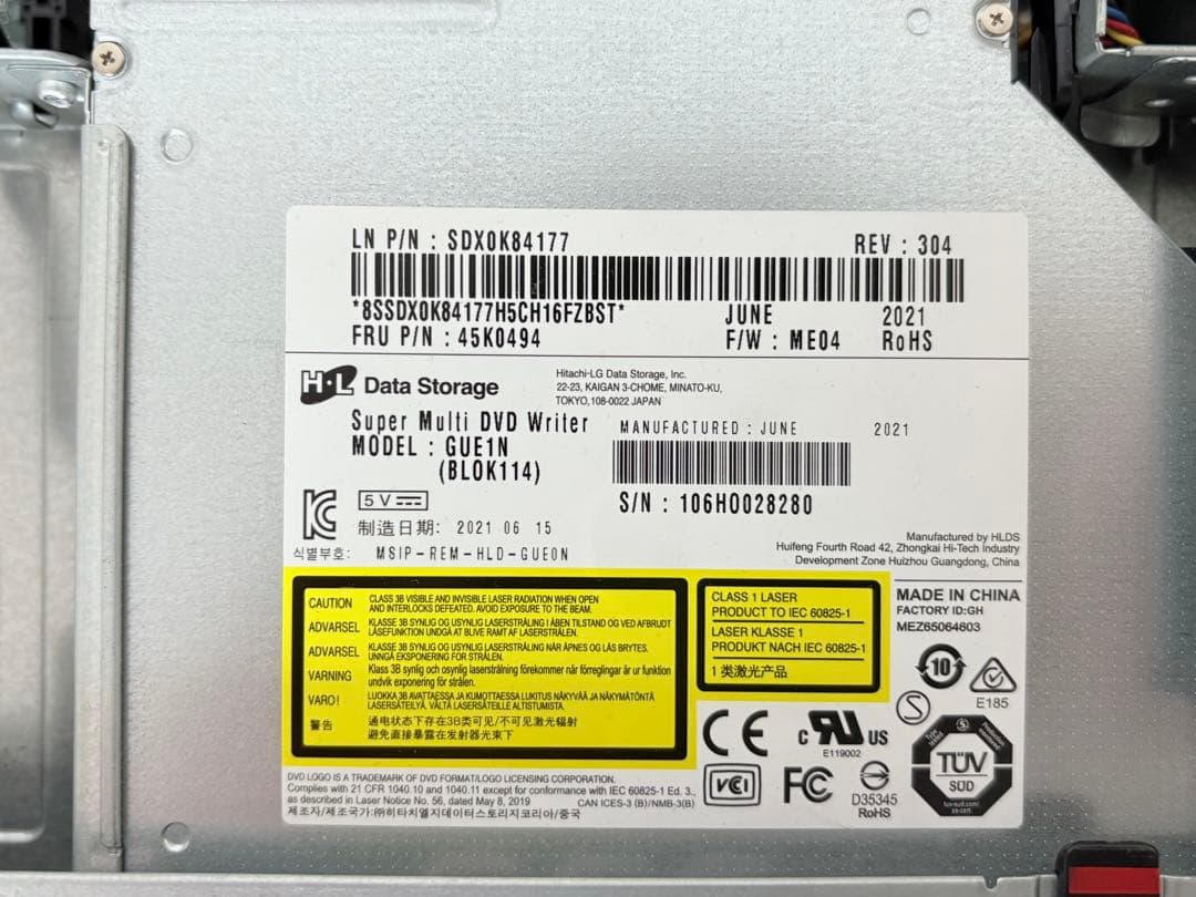 ワークステーション Lenovo ThinkStation P340/XEON W-1250 8GB