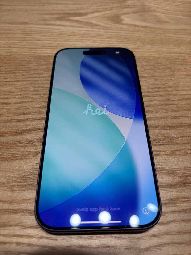 【美品】iPhone17pro 256GB SIMフリー　ディープブルー