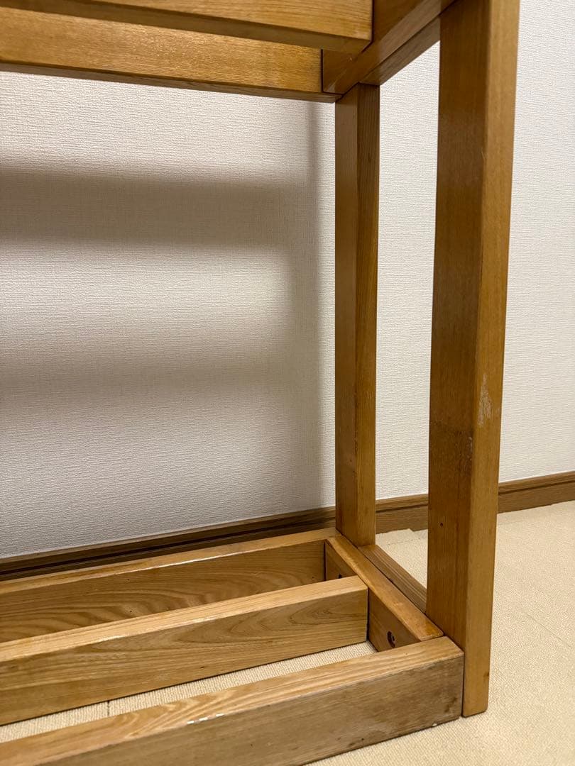 60cm用水槽台・マーフィード・木製水槽台・キャビネット・水槽棚・3段　①