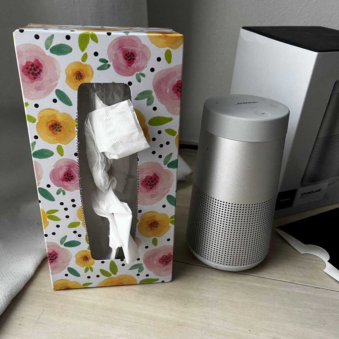 Bose SoundLink Revolve シルバー　説明書　箱付き