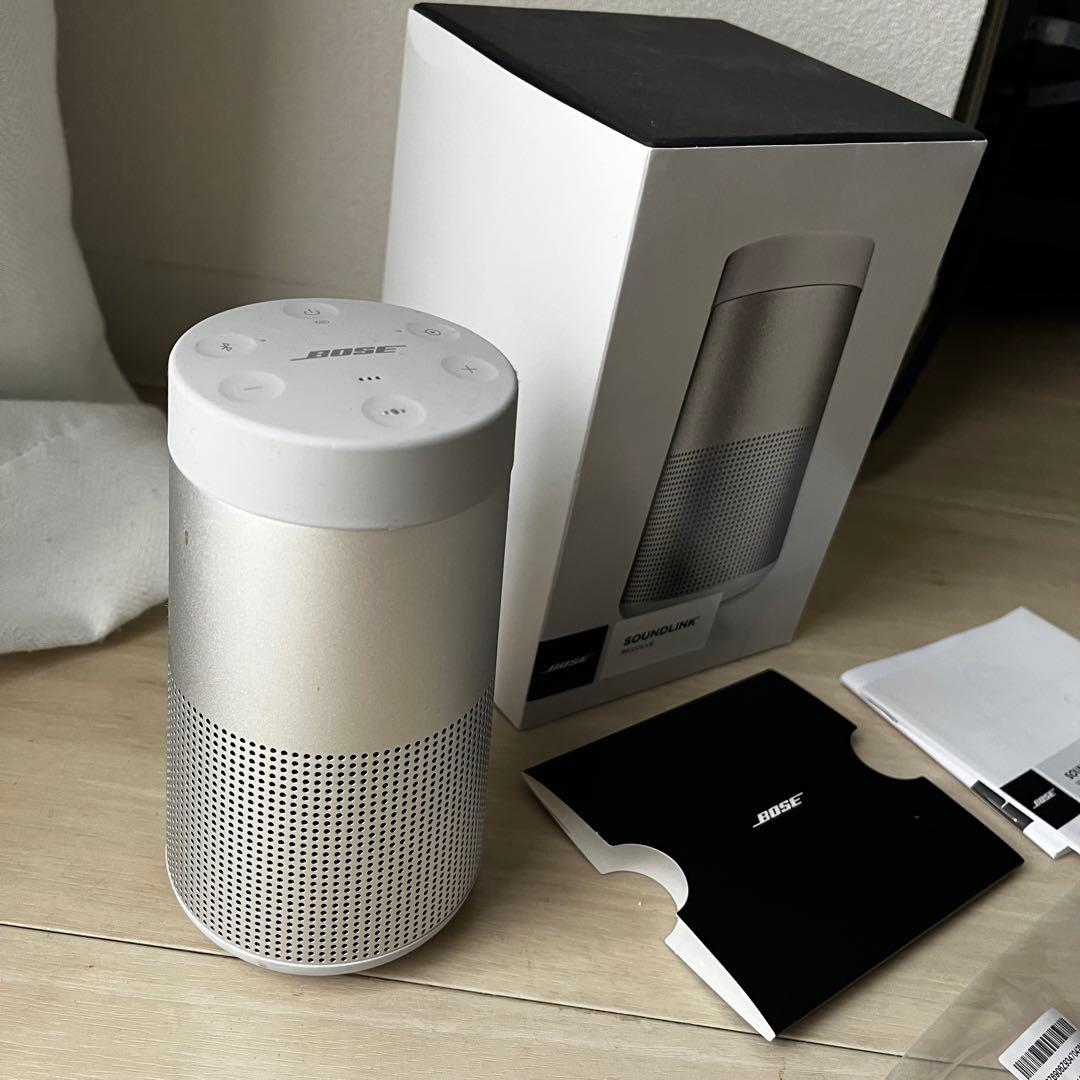 Bose SoundLink Revolve シルバー　説明書　箱付き