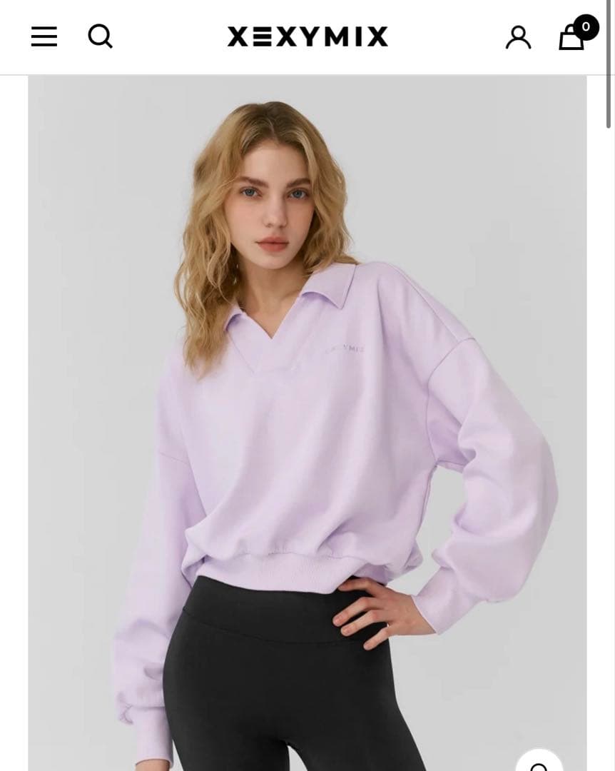 XEXYMIX トレーナースウェット Sサイズ