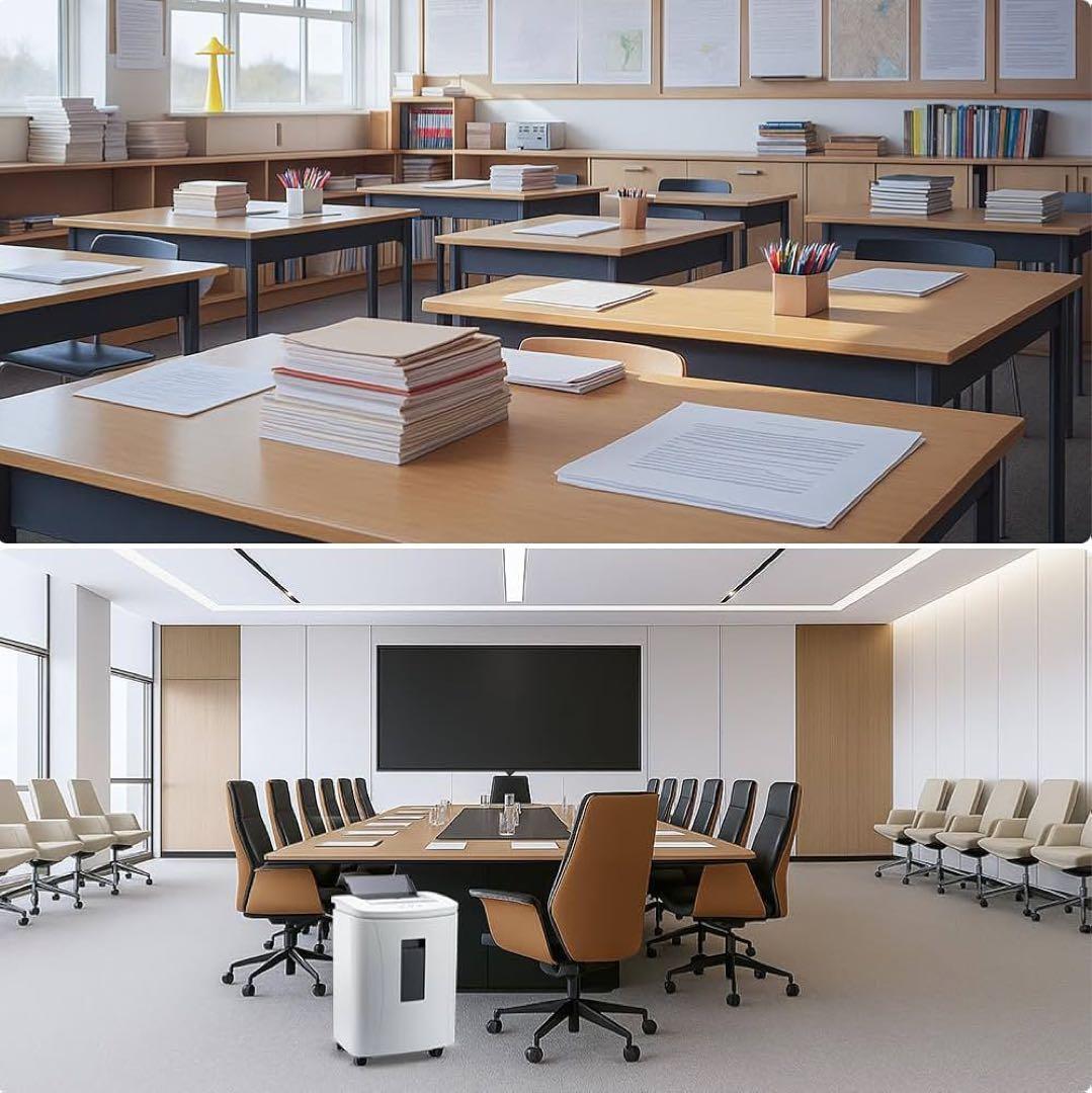 【新品未使用】プロ仕様 家庭用シュレッダー 25L 大容量 キャスター付き