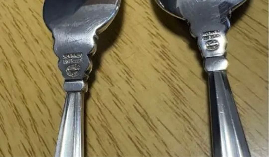 専用。、ヴィンテージ ジョージジェンセン　ティースプーンとフォーク2本セット