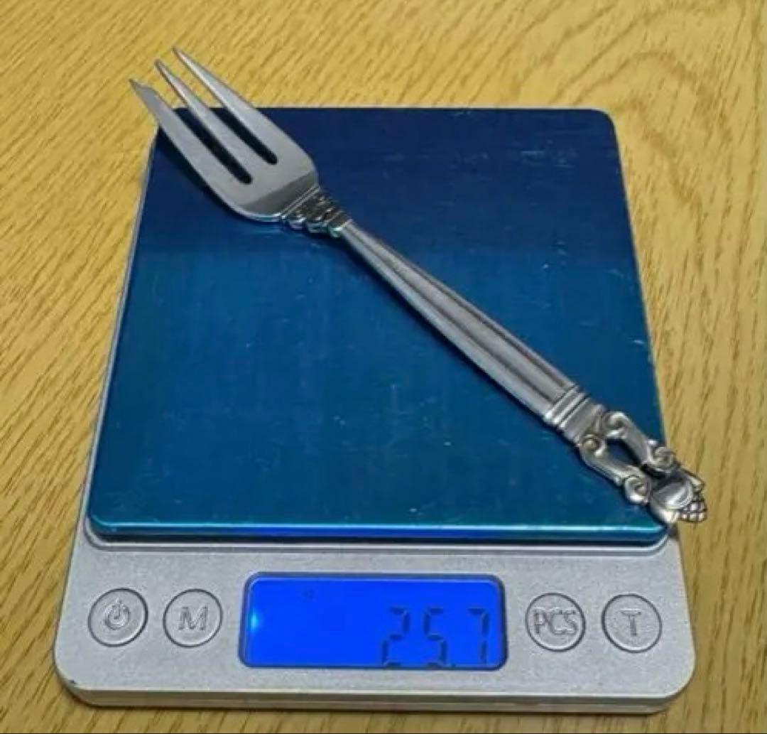 専用。、ヴィンテージ ジョージジェンセン　ティースプーンとフォーク2本セット