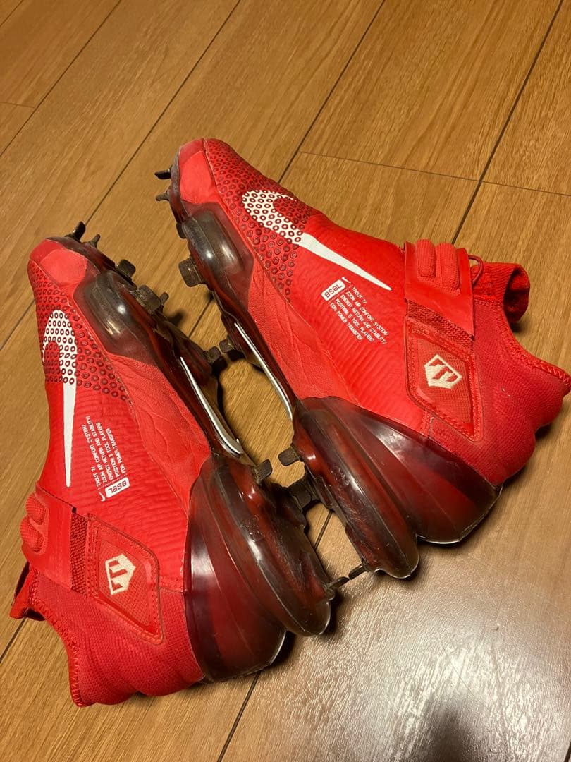 美品！レア！希少！ Nike ナイキ トラウト7 野球スパイク レッド 27cm
