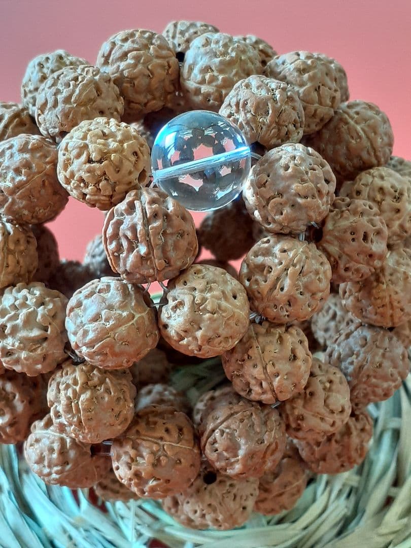 ☆半額以下セール☆ルドラクシャ神聖幾何学フラーレン　瞑想　開運　浄化　安眠　覚醒