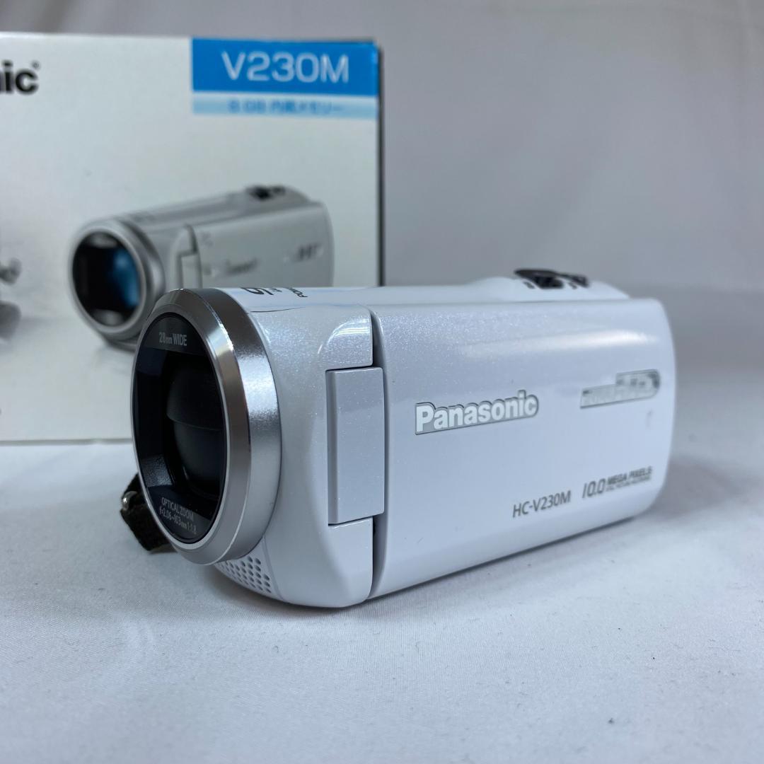 美品 Panasonic HC-V230M デジタルハイビジョンビデオカメラ