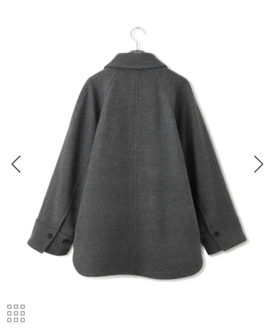 ADAM ET ROPÉ FEMME Super140'sメルトンシャツコート