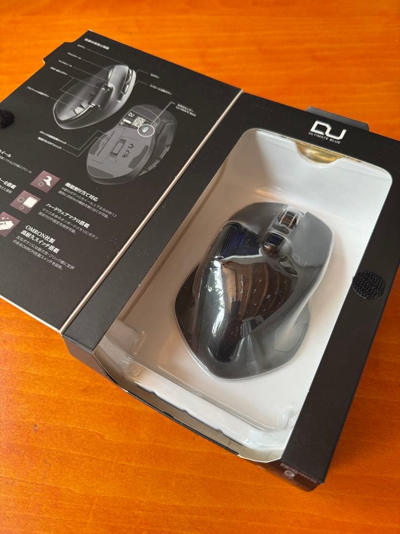 【綺麗！】ELECOM エレコム ULTIMATE BLUE ワイヤレスマウスL