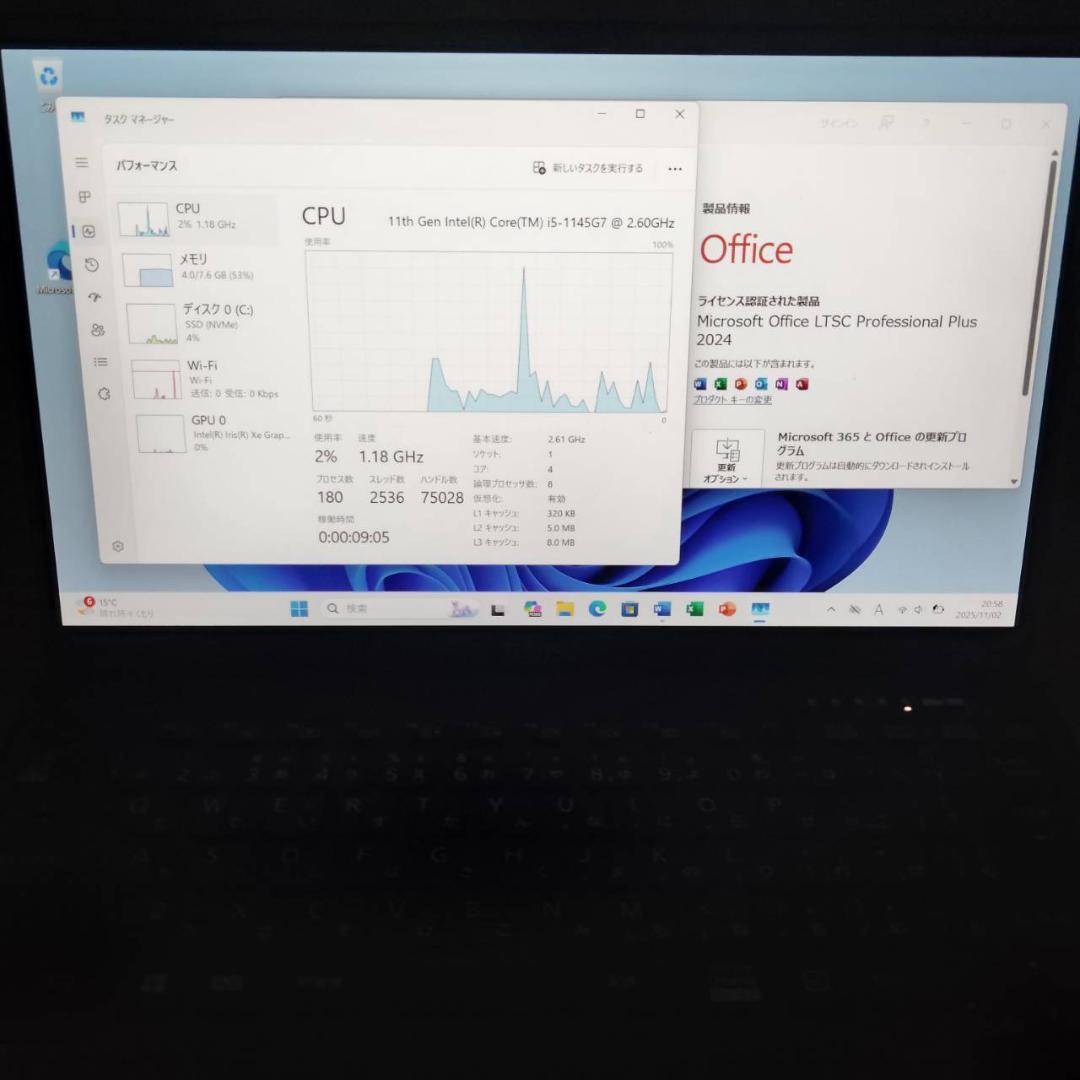 超美品 LIFEBOOK U9311 軽量800g 第11世代i5搭載 爆速 ②