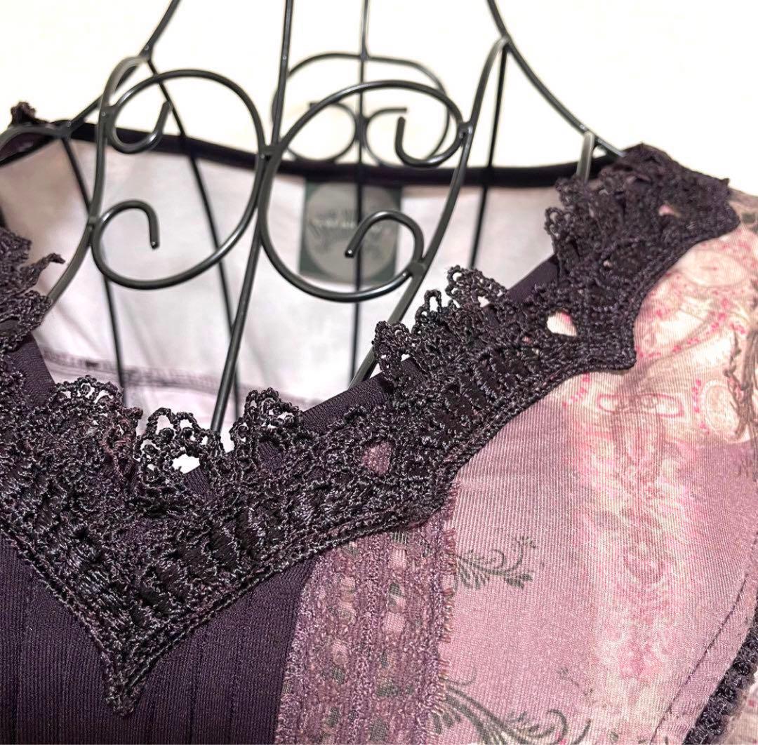 オッズオン フェアリーグランジ レースアップ トップス y2k ゴシック