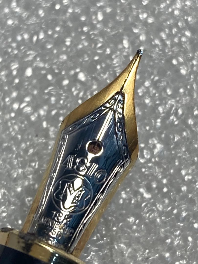Z）モンブラン 18K 750 万年筆 マイスターシュテュック ゴールドカラー