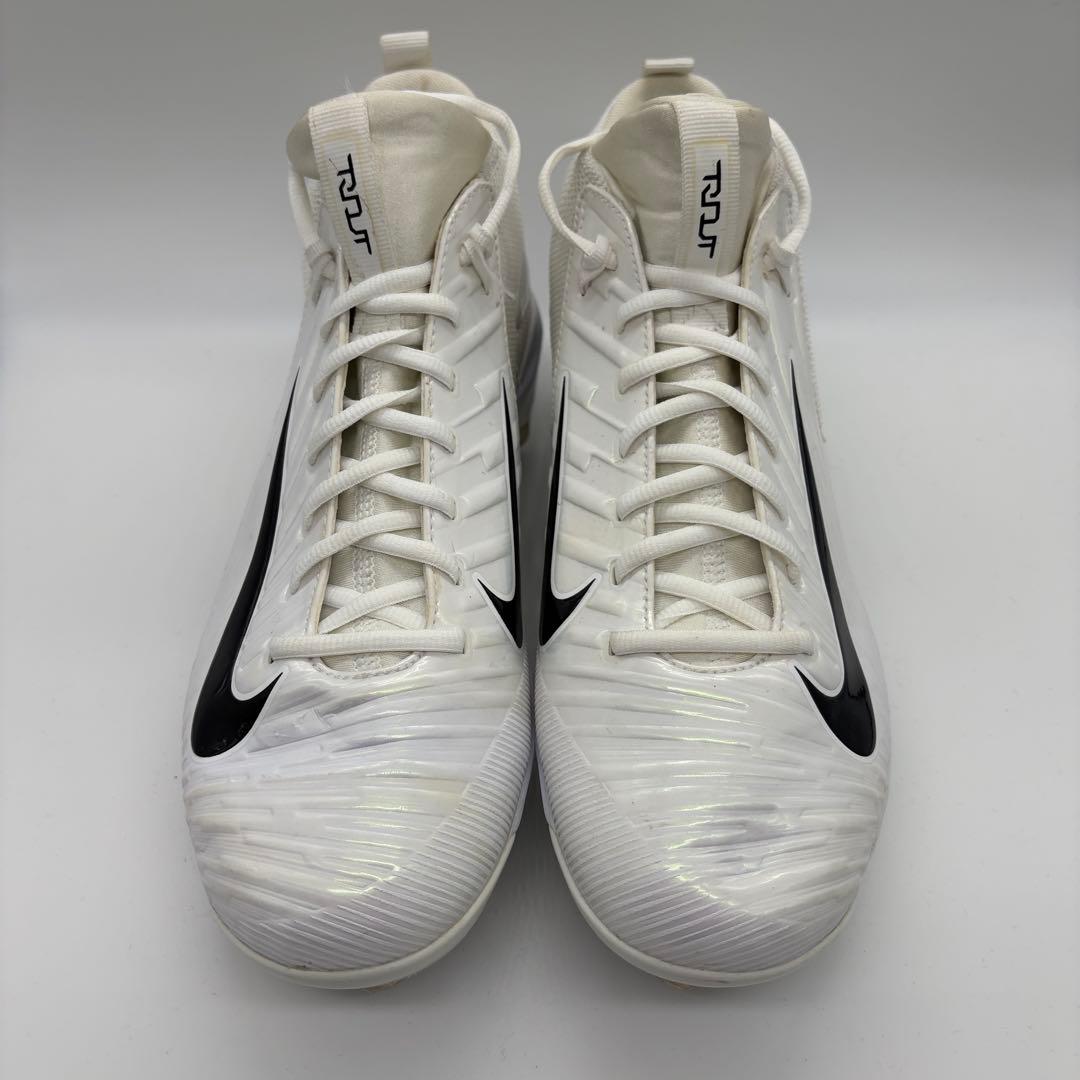 NIKE トラウト 野球 スパイク ホワイト 白 28㎝ ミドルカット 軽量