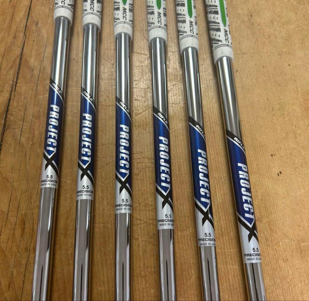 テーラーメイドP730アイアン6本セットプロジェクトX 5.5 マキロイ