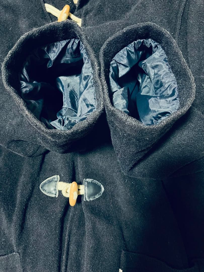 【美品、80s、イタリア製】リーバイス　ダッフルコート　ネイビー　紺　38 L